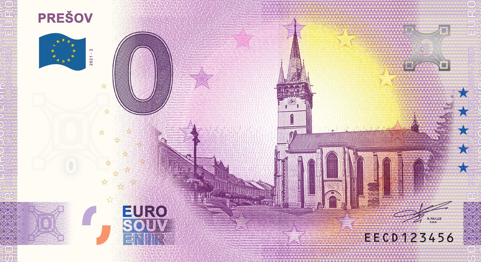 0 Euro Souvenir - PREŠOV 2021-2