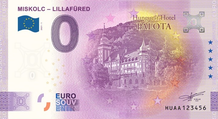 0 Euro Souvenir - MISKOLC - LILLAFÜRED 2021-1