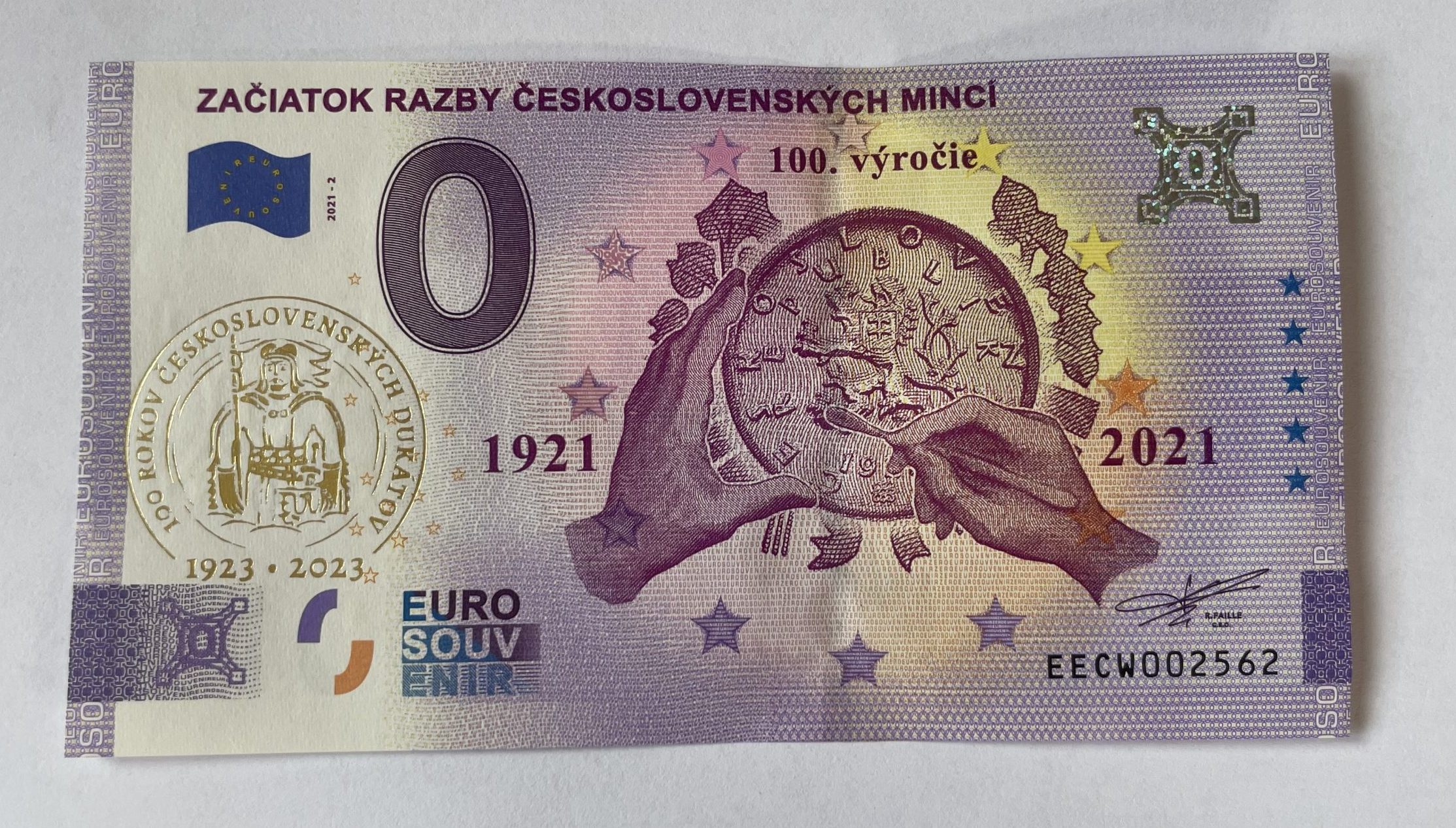 ZAČIATOK RAZBY ČESKOSLOVENSKÝCH MINCÍ so zlatou prítlačou 2021-2