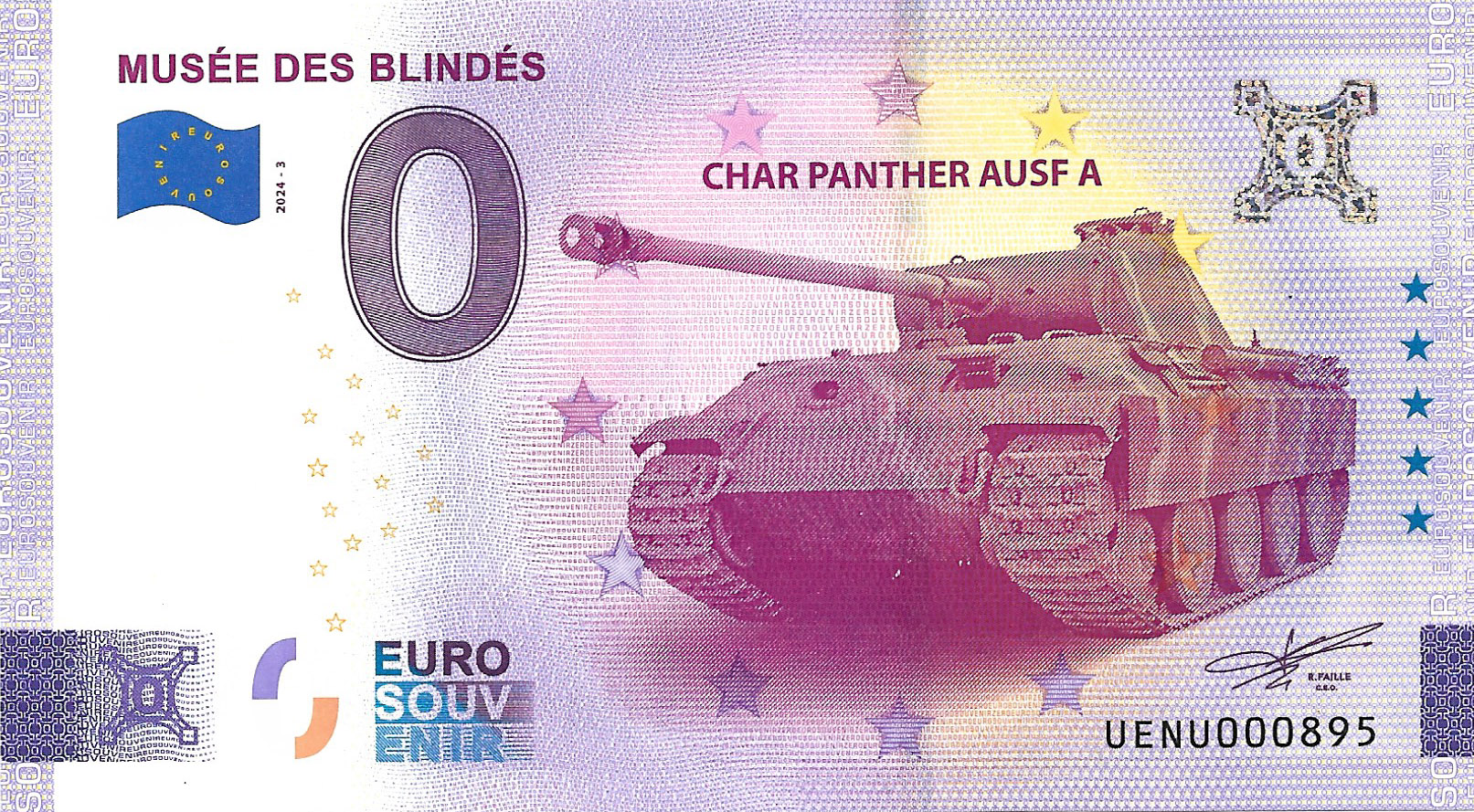 Musee-des-Blindes-2024-3-0-euro-souvenir-banknotes-france