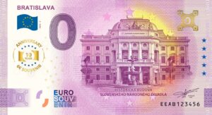 BRATISLAVA 2025-5 – HISTORICKÁ BUDOVA SND (dotlač) – ANNIVERSARY