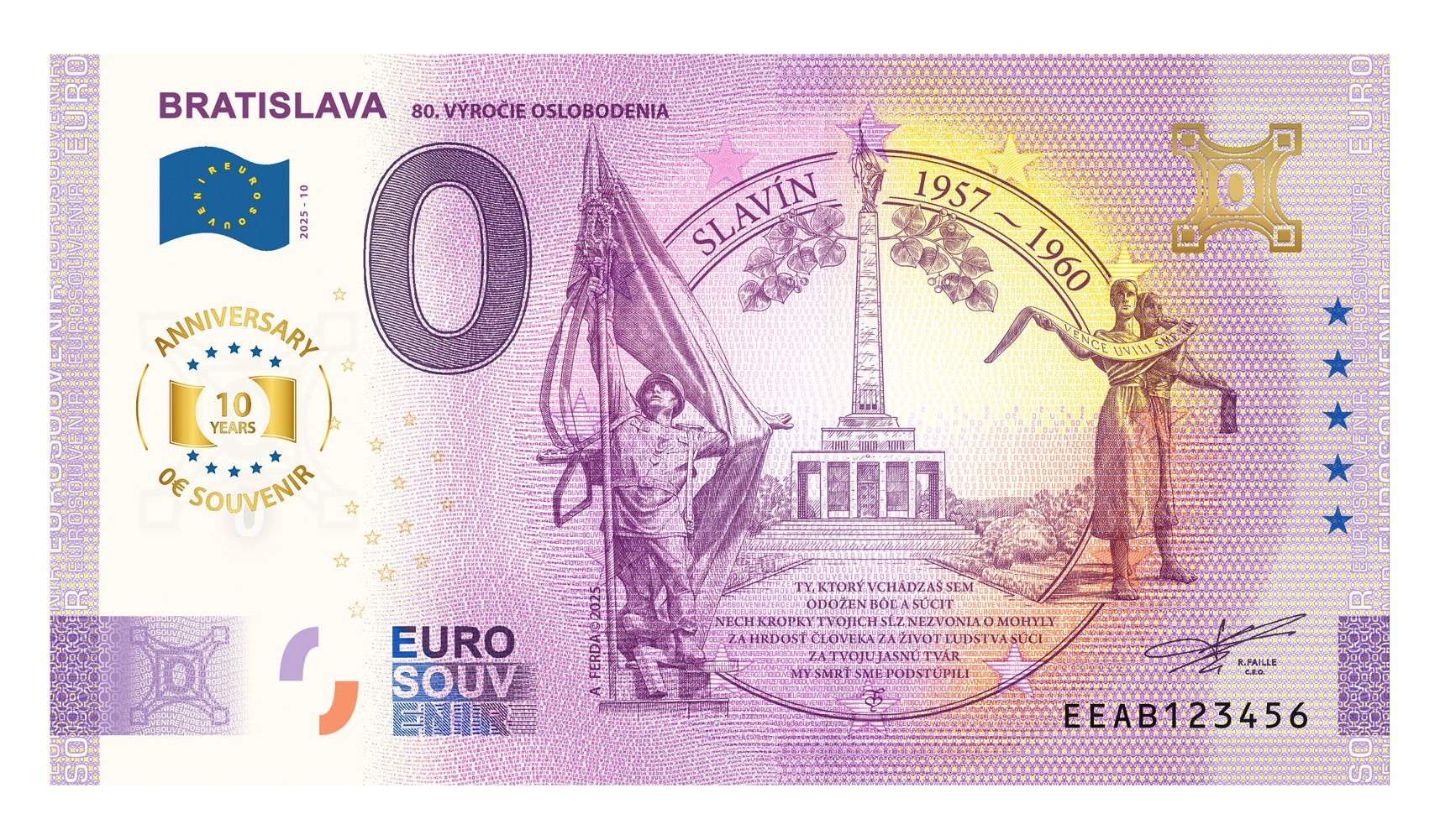 Slavín anni