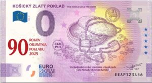 KOŠICKÝ ZLATÝ POKLAD 2025-5 s červenou prítlačou