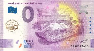 PRAŽSKÉ POVSTÁNÍ 80. VÝROČÍ 2025-5 so zlatou prítlačou