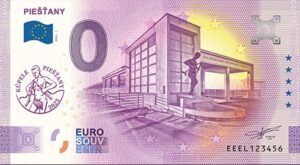 PIEŠŤANY 2025-1 s fialovou prítlačou