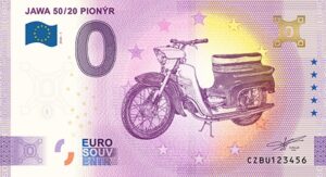 JAWA 50/20 PIONÝR 2026 - 1  so zlatým hologramom