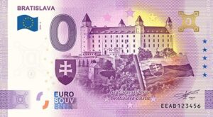 BRATISLAVA 2026-2 (dotlač) so zlatým hologramom