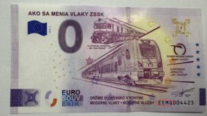 AKO SA MENIA VLAKY ZSSK 2026-2  so zlatým hologramom - CHYBOTLAČ
