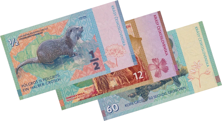 SADA GROŠOV - HRADY A ZÁMKY ČESKOSLOVENSKA | 2022