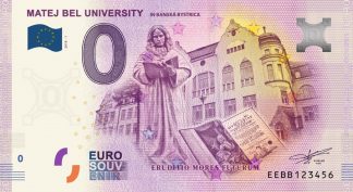 0 Euro Souvenir bankovka - Univerzita Mateja Bela v Banskej Bystrici - 2018-1