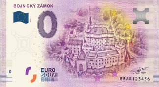 0 Euro Souvenir bankovka - BOJNICKÝ ZÁMOK 2018-1