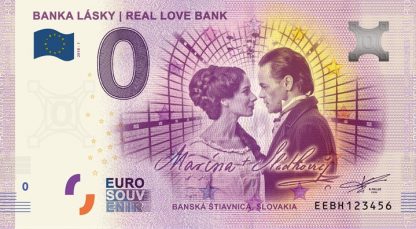 0 Euro Souvenir bankovka - Banka Lásky | Real Love Bank 2018-1