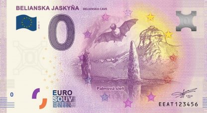 0 Euro Souvenir bankovka - Belianska jaskyňa 2018-1
