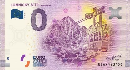 0 Euro Souvenir bankovka - Lomnický štít 2018-1