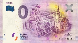 0 Euro Souvenir bankovka - Nitra 2018-1