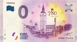 0 Euro Souvenir bankovka - Trnava 2018-1