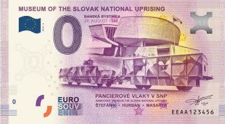 0 Euro Souvenir bankovka - Múzeum SNP 2018-2