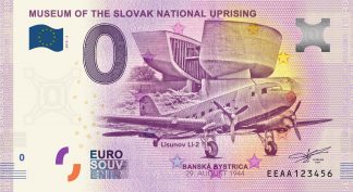 0 Euro Souvenir bankovka - Múzeum SNP 2019-3