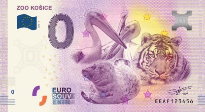 0 Euro Souvenir bankovka - ZOO KOŠICE 2018-1