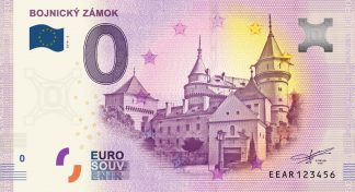 0 Euro Souvenir bankovka - BOJNICKÝ ZÁMOK 2019-2