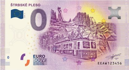 0 Euro Souvenir bankovka - Štrbské pleso 2019-2