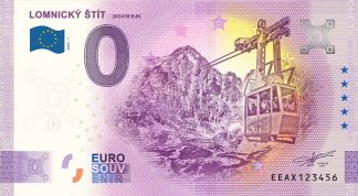 0 Euro Souvenir bankovka - Lomnický štít 2020-1