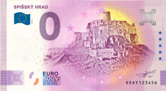 0 Euro Souvenir bankovka - Spišský hrad 2020-1