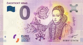 0 Euro Souvenir bankovka - Čachtický hrad 2019-1