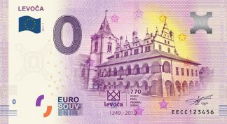 0 Euro Souvenir bankovka - Levoča 2019-1
