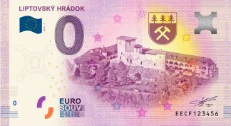 0 Euro Souvenir bankovka - Liptovský Hrádok 2019-1