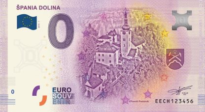 0 Euro Souvenir bankovka - Špania dolina 2019-1