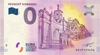 0 Euro Souvenir bankovka - Pevnosť Komárno 2020-1