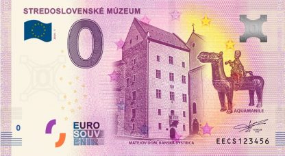 0 Euro Souvenir bankovka - Stredoslovenské múzeum 2020-1