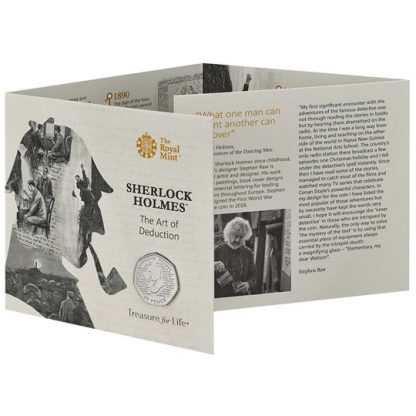 SHERLOCK HOLMES 2019 UK 50p BU