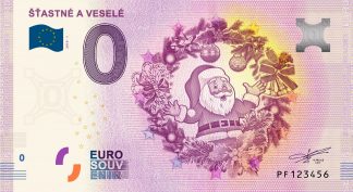 0 Euro Souvenir bankovka - Šťastné a veselé 2019-1