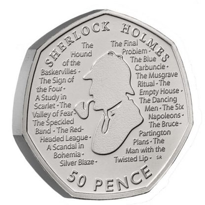 SHERLOCK HOLMES 2019 UK 50p BU