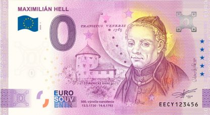 0 Euro Souvenir bankovka - MAXIMILIÁN HELL 2020-1