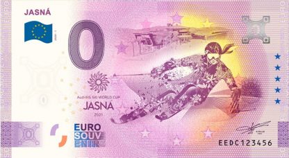 0 Euro Souvenir bankovka - JASNÁ 2020-1