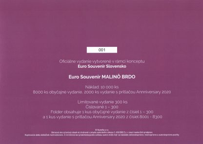 Oficiálny folder MALINÔ BRDO - zadná strana