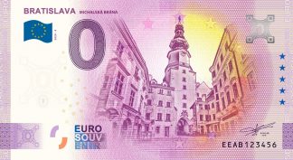 0 Euro Souvenir - BRATISLAVA - MICHALSKÁ BRÁNA 2020-4