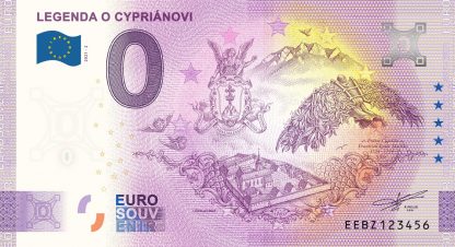 0 Euro Souvenir - LEGENDA O CYPRIÁNOVI 2021-2