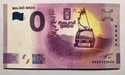 Magnetka s motívom 0 Euro Souveníru Malinô Brdo