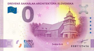 0 Euro Souvenir - DREVENÁ SAKRÁLNA ARCHITEKTÚRA SLOVENSKA - Svätý Kríž 2021-2