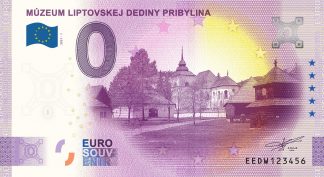 0 Euro Souvenir - MÚZEUM LIPTOVSKEJ DEDINY PRIBYLINA 2021-1