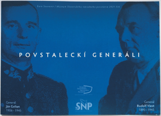 FOLDER Múzeum SNP 2021 - Povstaleckí generáli - predná strana