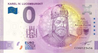 0 Euro Souvenir - KAREL IV. LUCEMBURSKÝ 2021-1