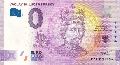 0 Euro Souvenir - VÁCLAV IV. LUCEMBURSKÝ 2021-1