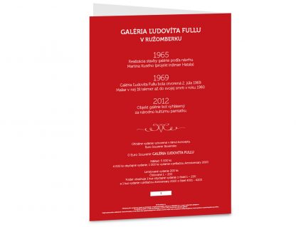 FOLDER GALÉRIA ĽUDOVÍTA FULLU V RUŽOMBERKU - zadná strana