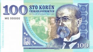 GÁBRIŠOVKA - 100 KORÚN ČESKOSLOVENSKÝCH (séria MG000000)