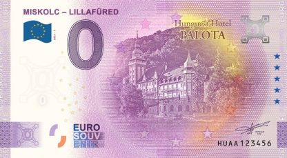 0 Euro Souvenir - MISKOLC - LILLAFÜRED 2021-1